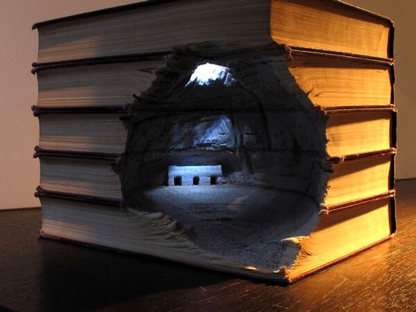 Скулптури от книги - изкуството на Гай Ларами (Guy Laramee) 